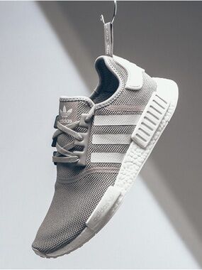 Adidas NMD_r1 Grey Sneakers - Size Men 4.5 / Women 6